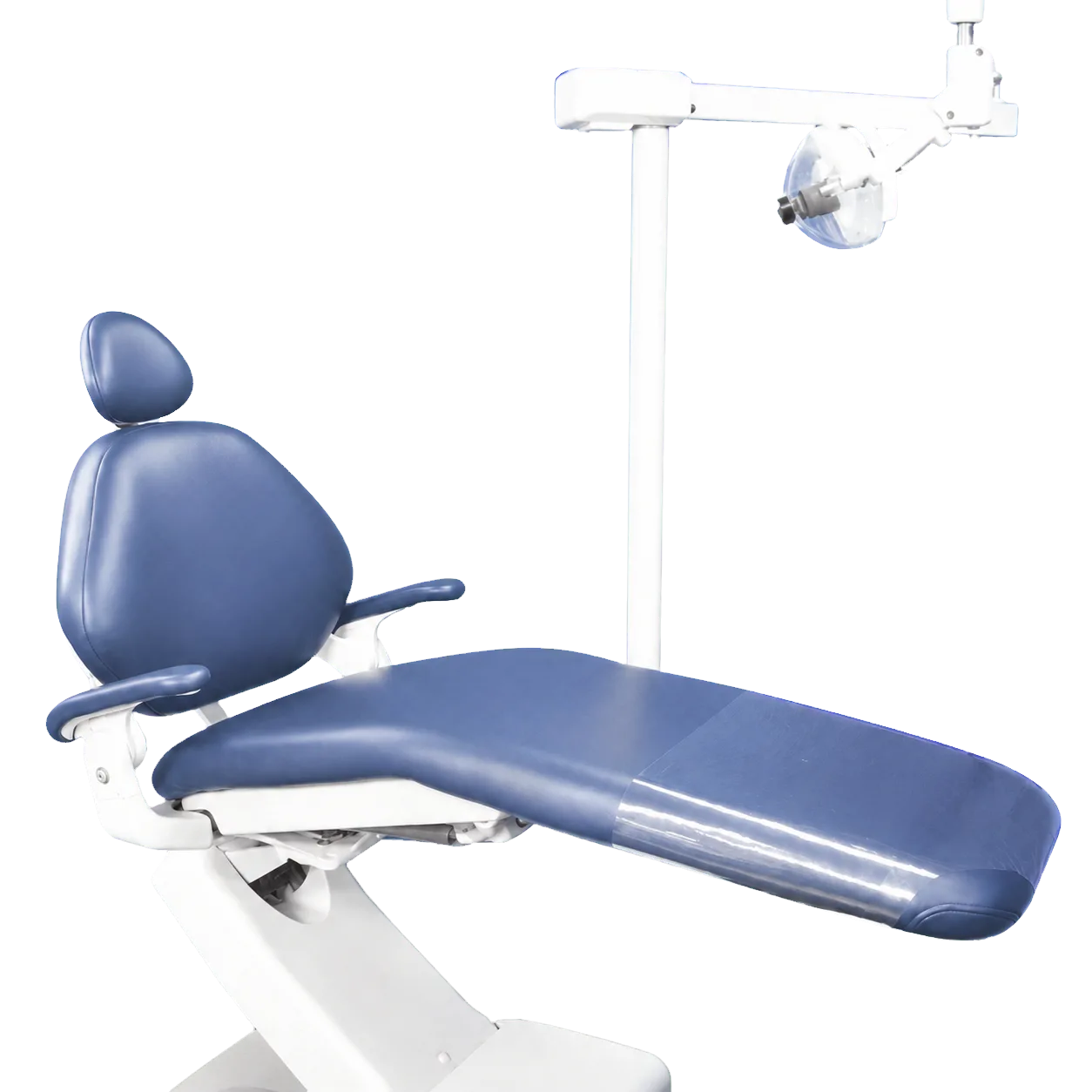 Adec Decade 1021 Dental Chair with 6300 Post Mounted Light