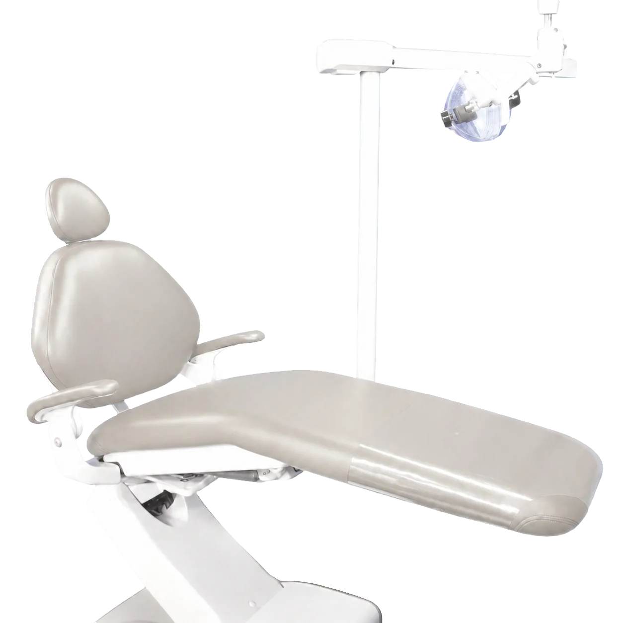 Adec Decade 1021 Dental Chair with 6300 Post Mounted Light