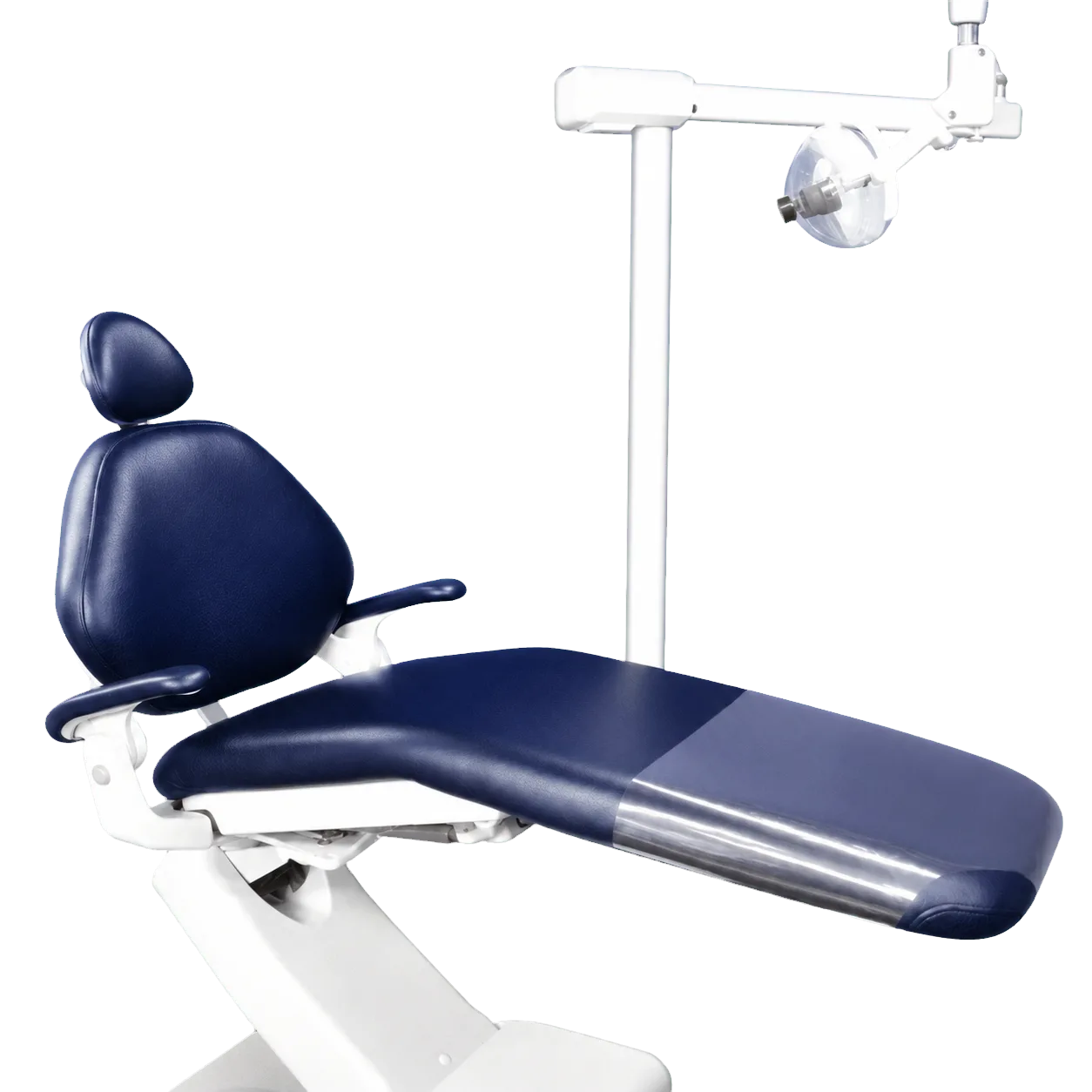 Adec Decade 1021 Dental Chair with 6300 Post Mounted Light