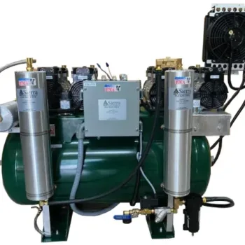 THE EAGLE-T16 (EGL-T16) QUIET DENTAL OIL-LESS AIR COMPRESSOR