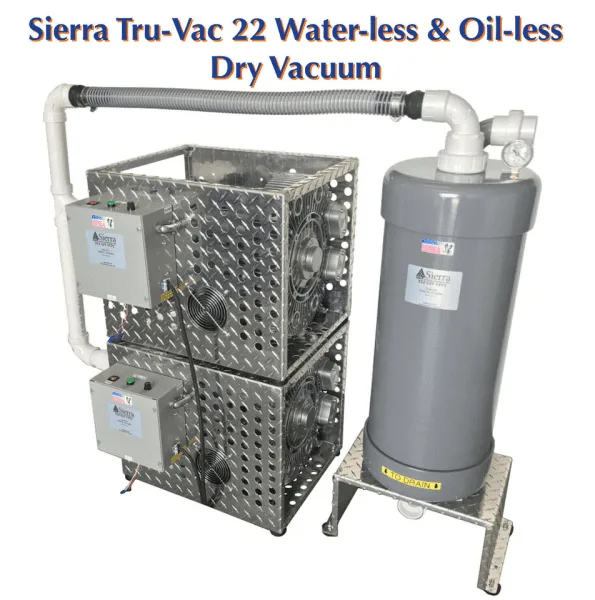 Sierra Dental Products Tru-Vac 22 Dry Vacuum System - Image 4