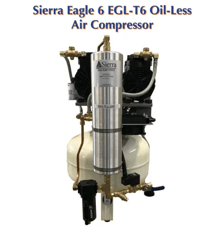 Sierra Dental Products Eagle Oil-less (1 - 4 User), Air Compressor EGL-T- 6 - Image 2