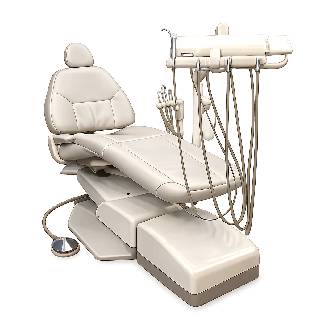 Adec Cascade 1040 Dental Chair with 2122 and 7115 Assistant Delivery