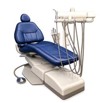 Adec Cascade 1040 Dental Chair with 2122 and 7115 Assistant Delivery