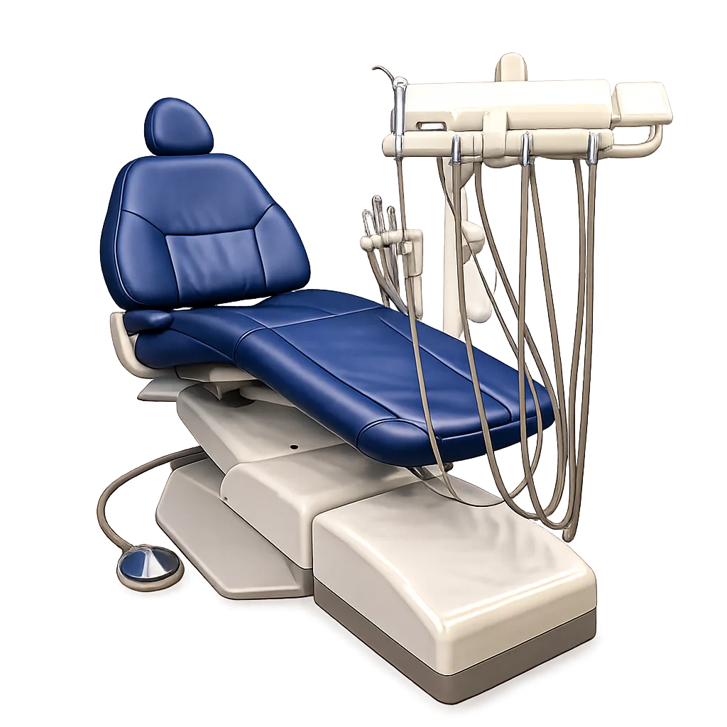Adec Cascade 1040 Dental Chair with 2122 and 7115 Assistant Delivery