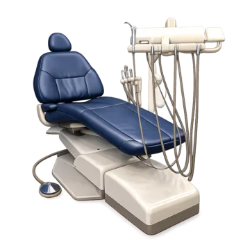 Adec Cascade 1040 Dental Chair with 2122 and 7115 Assistant Delivery