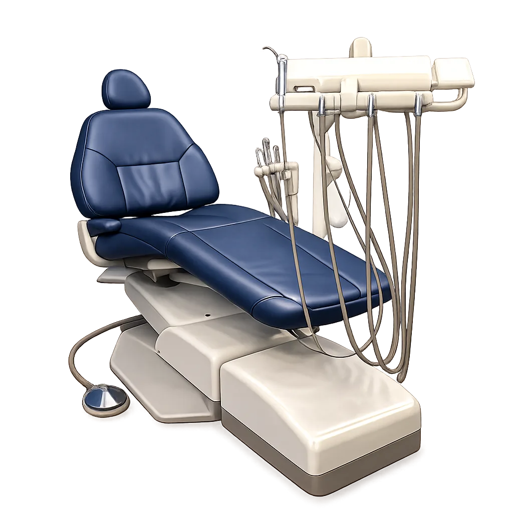 Adec Cascade 1040 Dental Chair with 2122 and 7115 Assistant Delivery