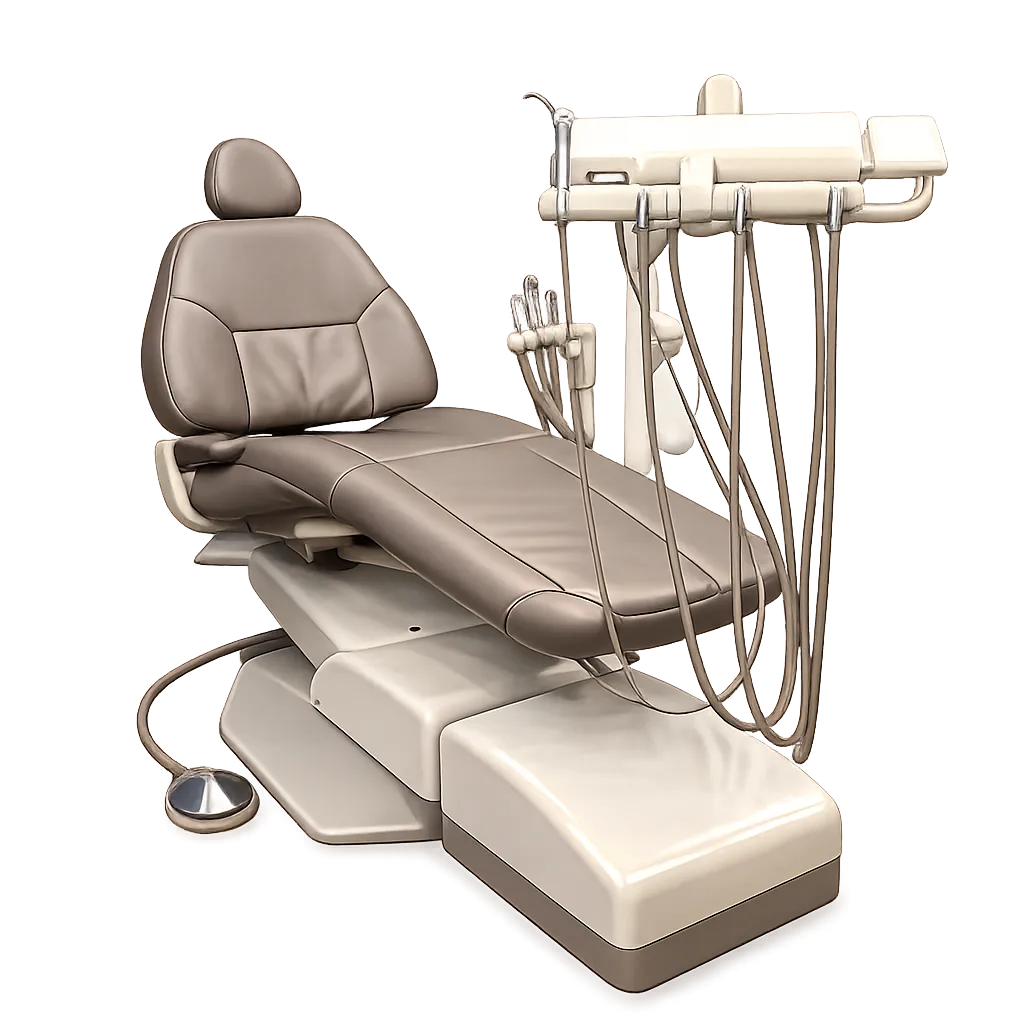 Adec Cascade 1040 Dental Chair with 2122 and 7115 Assistant Delivery