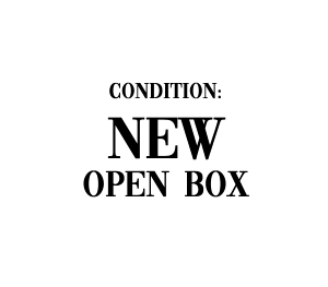 New - Open Box