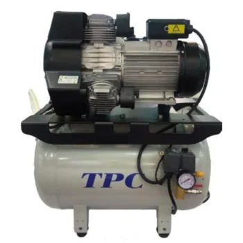 TPC DC8124 Superb Air Oil-Less Air Compressor, 2 x 2.0 HP motors, 23 Gal, 8-9 User (220V)