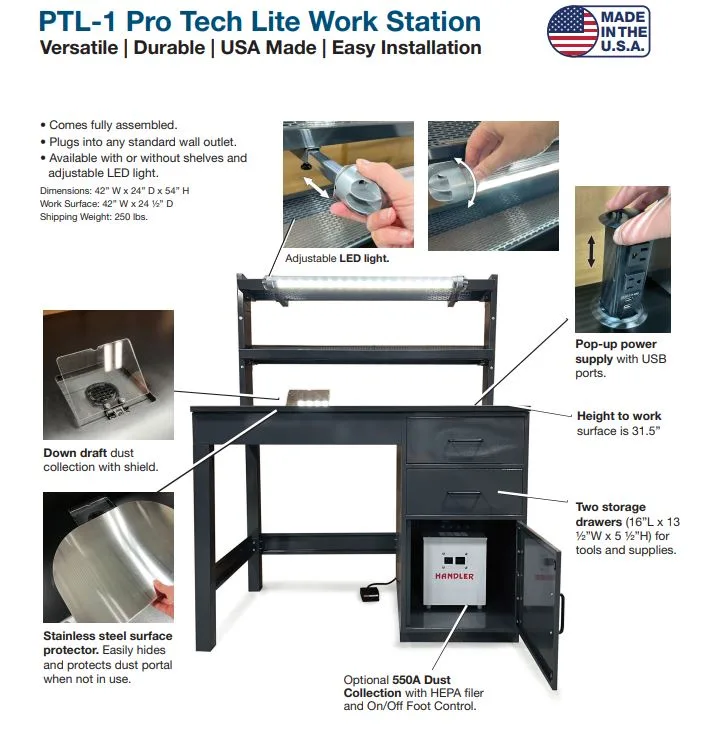 PTL-1 Pro Tech Lite Work Station