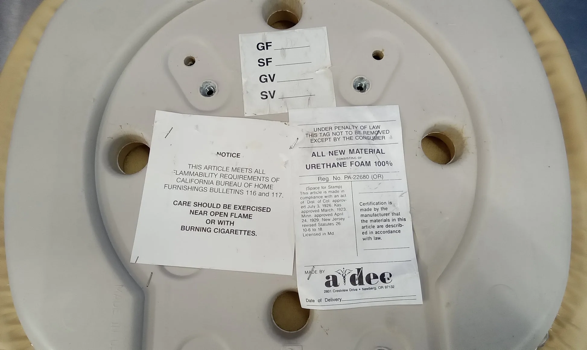 A-dec Dental Stool Core - 65.1624.00