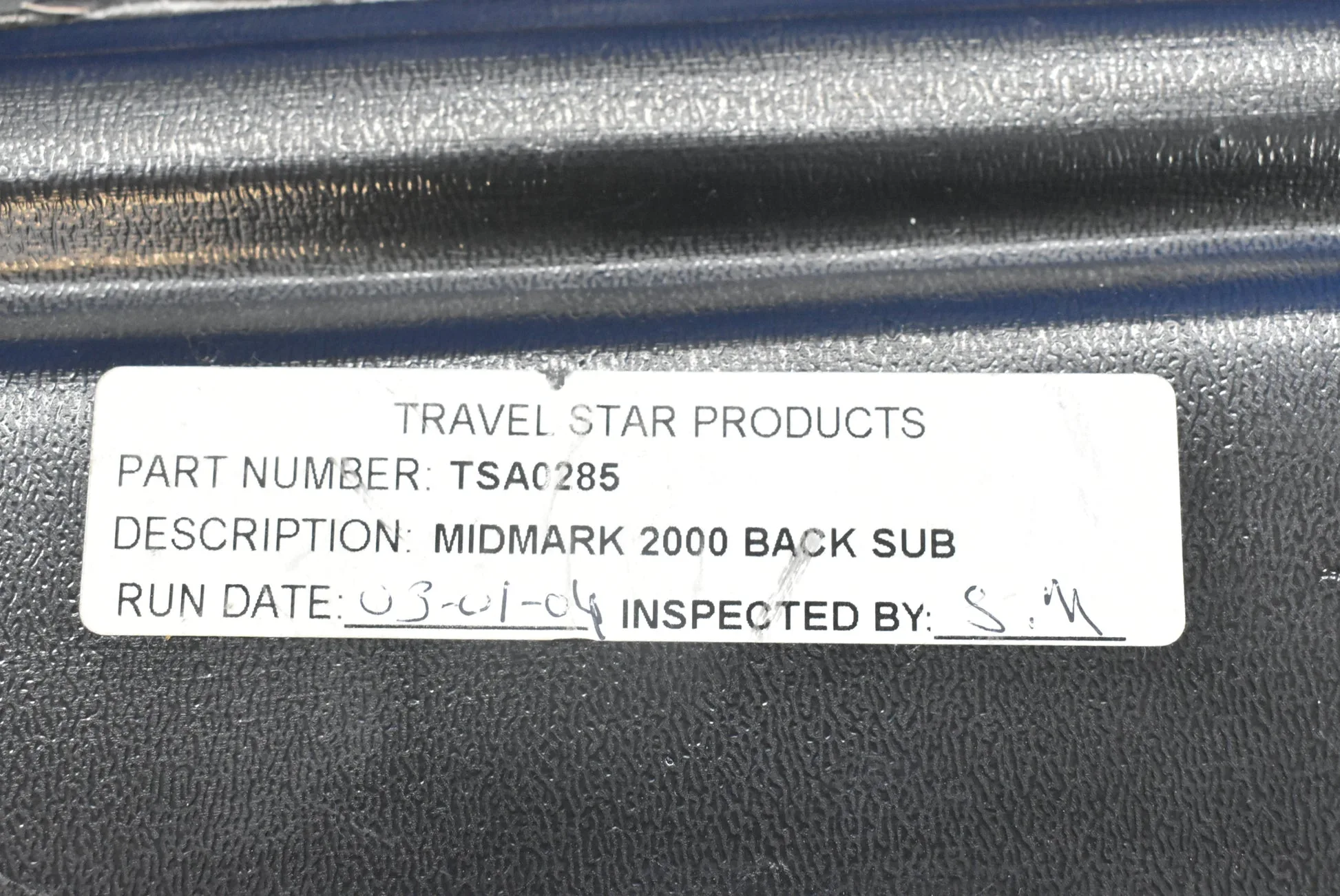 Midmark 2000 Dental Chair Back
