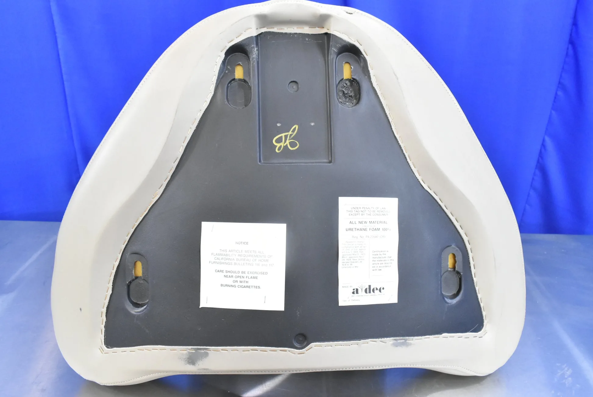 A-dec Cascade Dental Chair Backrest Upholstery - Image 2