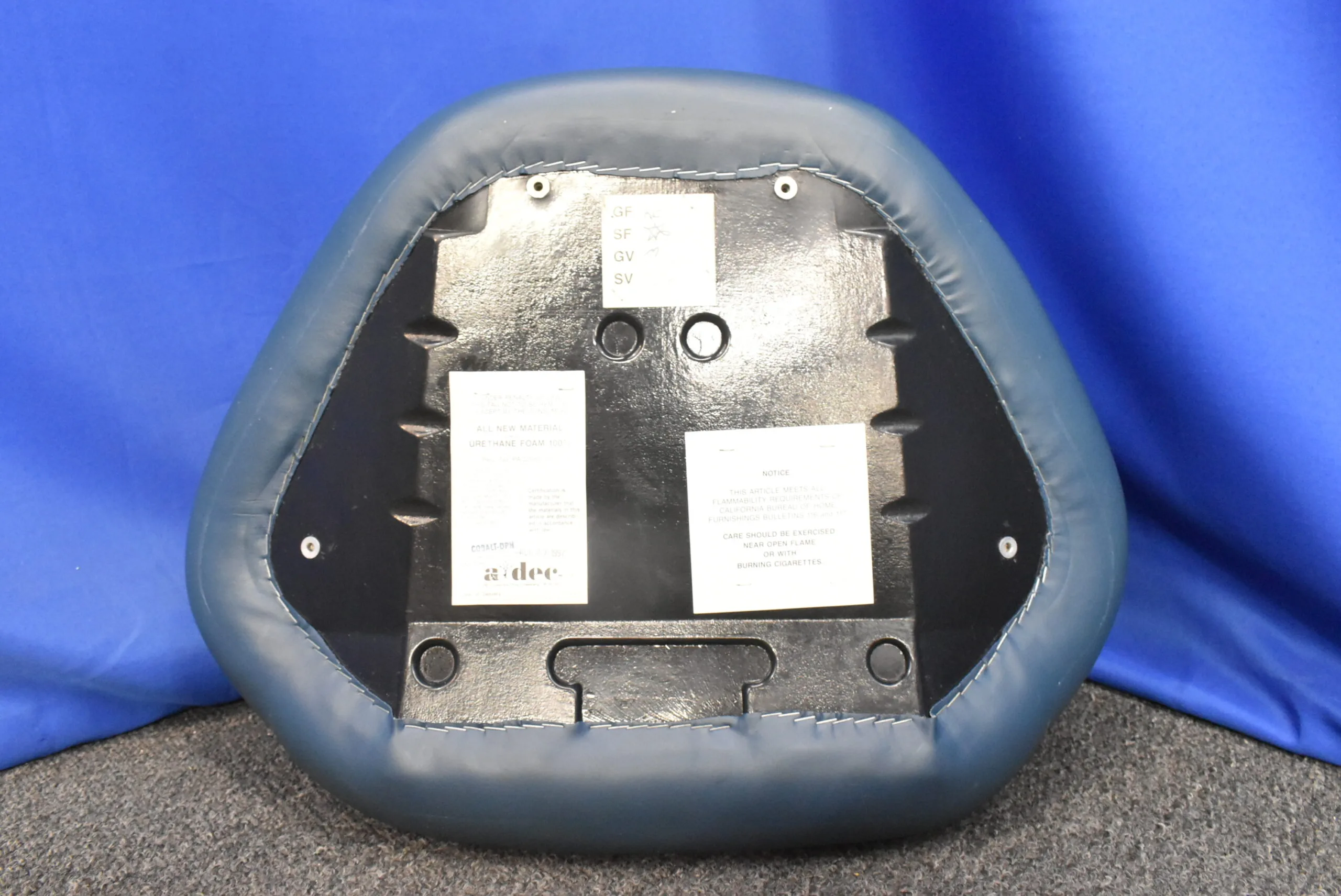 A-dec Decade Dental Chair Backrest Upholstery