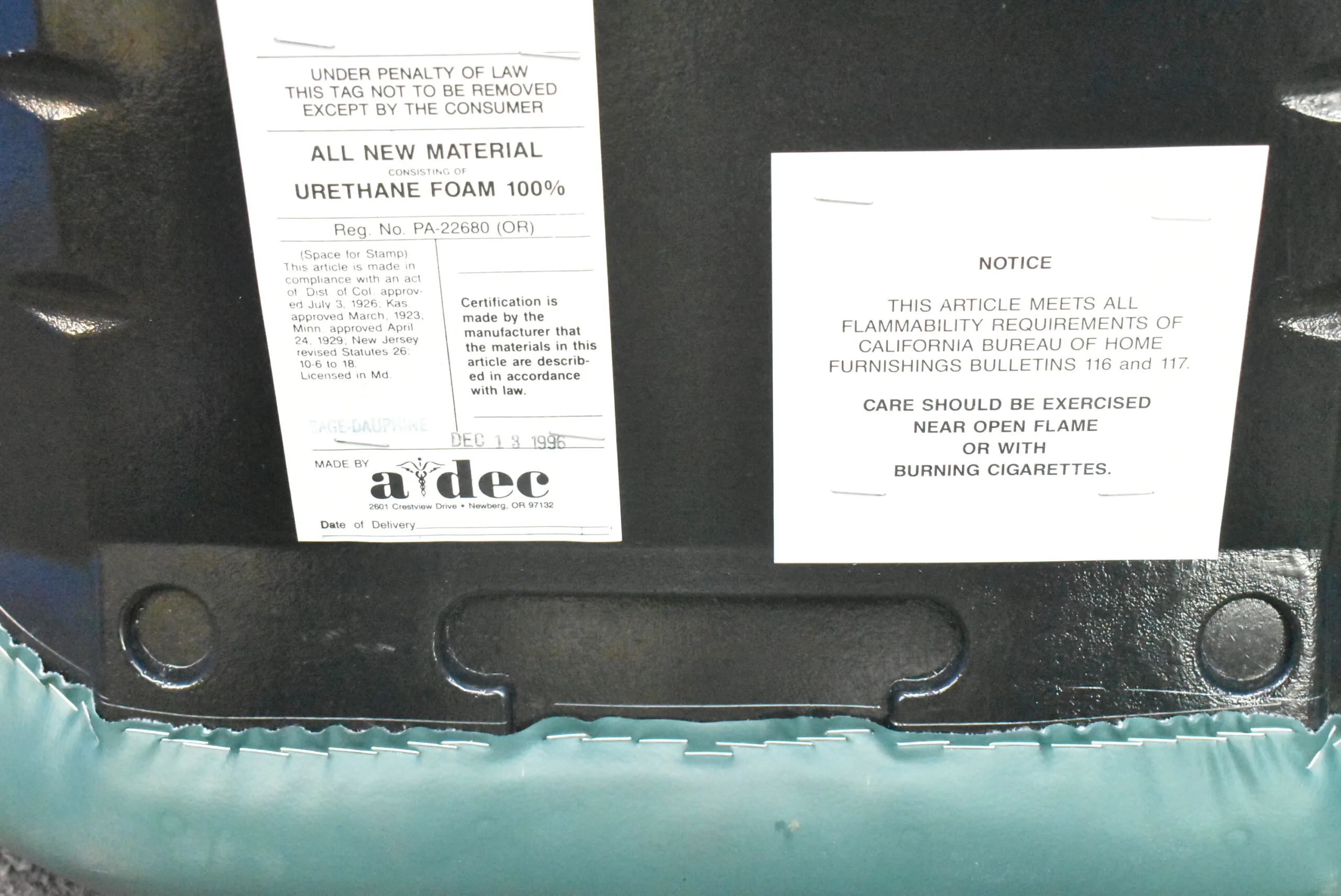 A-dec Decade Dental Chair Backrest - Image 6