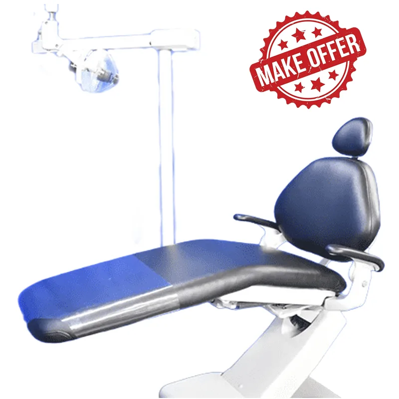 Make Offer - A dec Decade 1021 Dental Chair with 6300 Post Mounted Light