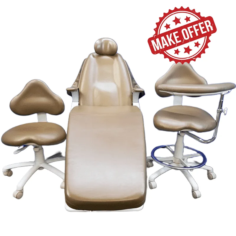Make Offer - Belmont X-Calibur Dental Chair with Doctor & Assistant Stools