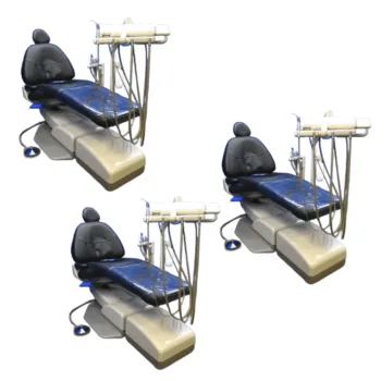 Lot of A-dec Cascade 1040 Dental Chair with 2122 and 7115 Assistant Delivery