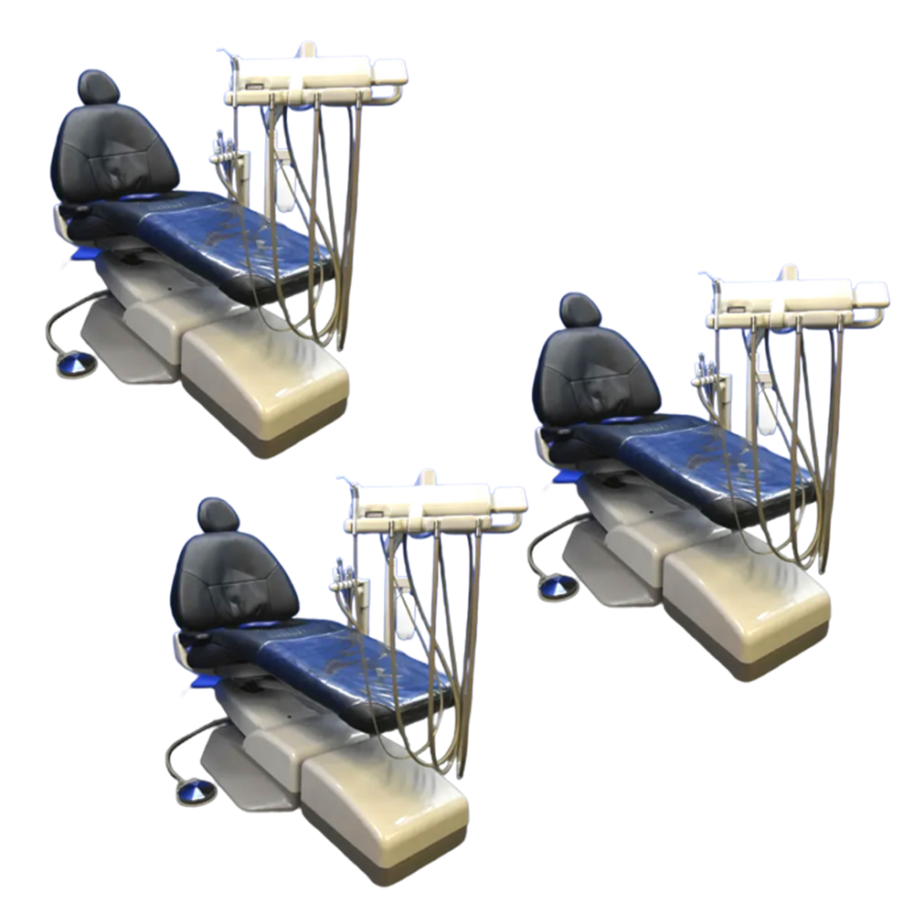 Lot of A-dec Cascade 1040 Dental Chair with 2122 and 7115 Assistant Delivery Lot of A-dec Cascade 1040 Dental Chair with 2122 and 7115 Assistant Delivery