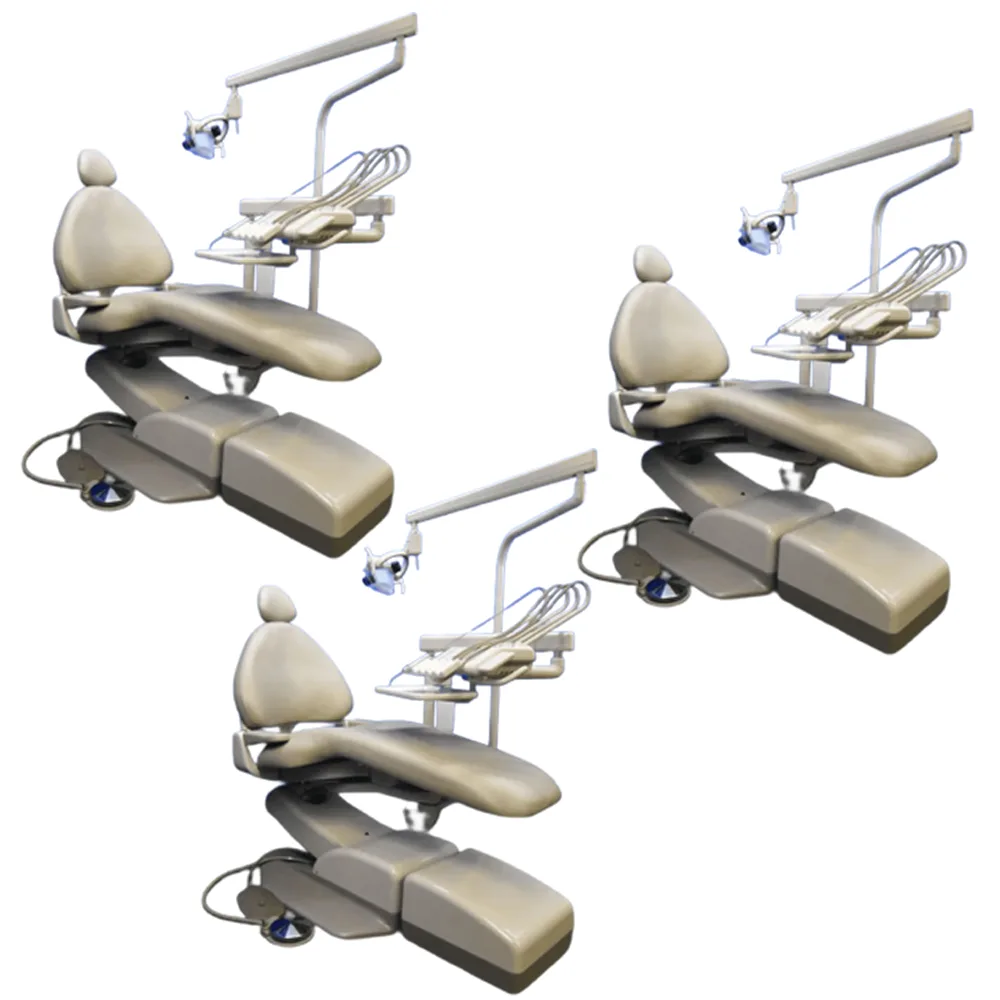 Lot of A-dec Cascade 1040 Dental Chair with 2132 Radius Delivery and 6300 Light