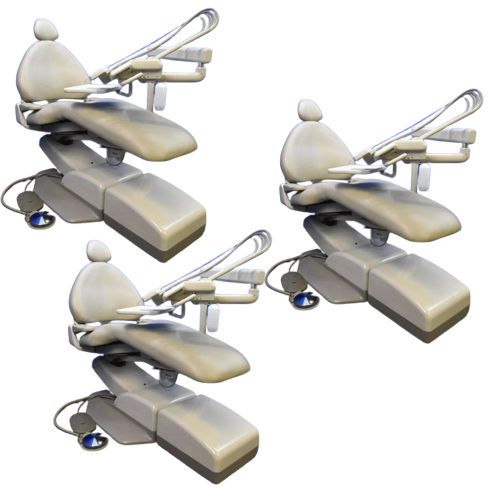 Lot of A-dec Cascade 1040 Dental Chair with 2132 Radius Delivery Lot of A-dec Cascade 1040 Dental Chair with 2132 Radius Delivery