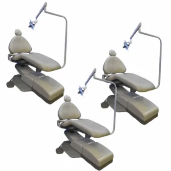 Lot of A-dec Cascade 1040 Dental Chair with 6300 Radius Light