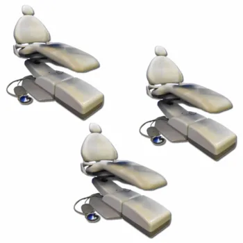 Lot of A-dec Cascade 1040 Stand Alone Dental Chair Standard Upholstery