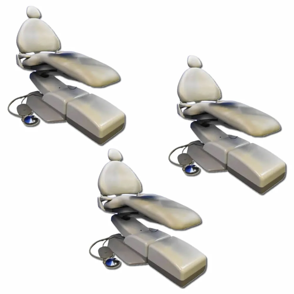 Lot of A-dec Cascade 1040 Stand Alone Dental Chair Standard Upholstery
