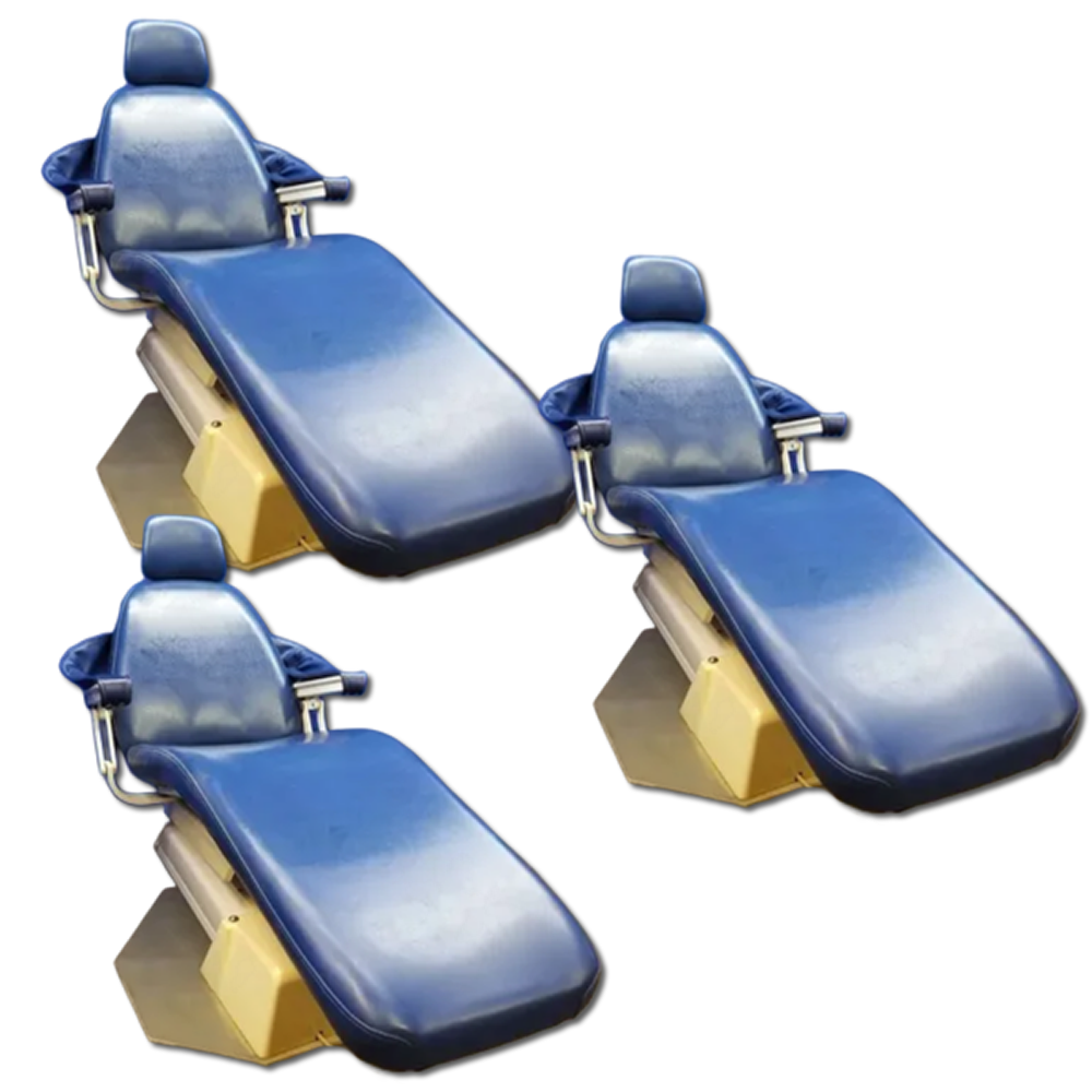 Lot of A-dec Priority 1005 Stand Alone Dental Chair Navy