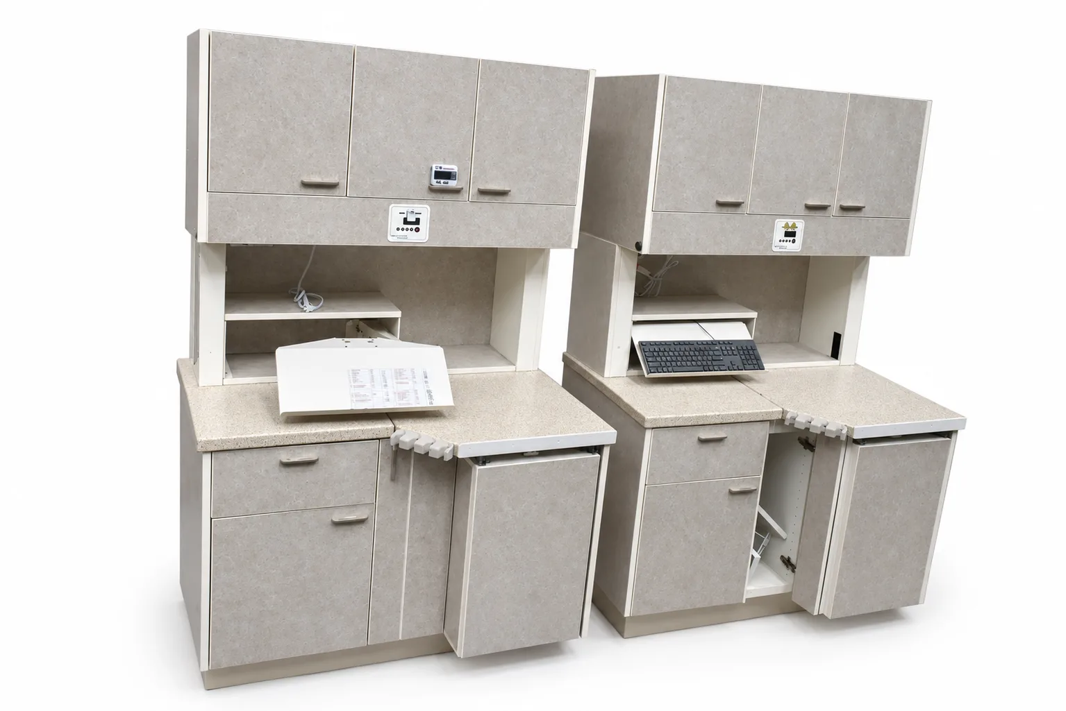 Rear Treatment Cabinet with Keyboard Work Station