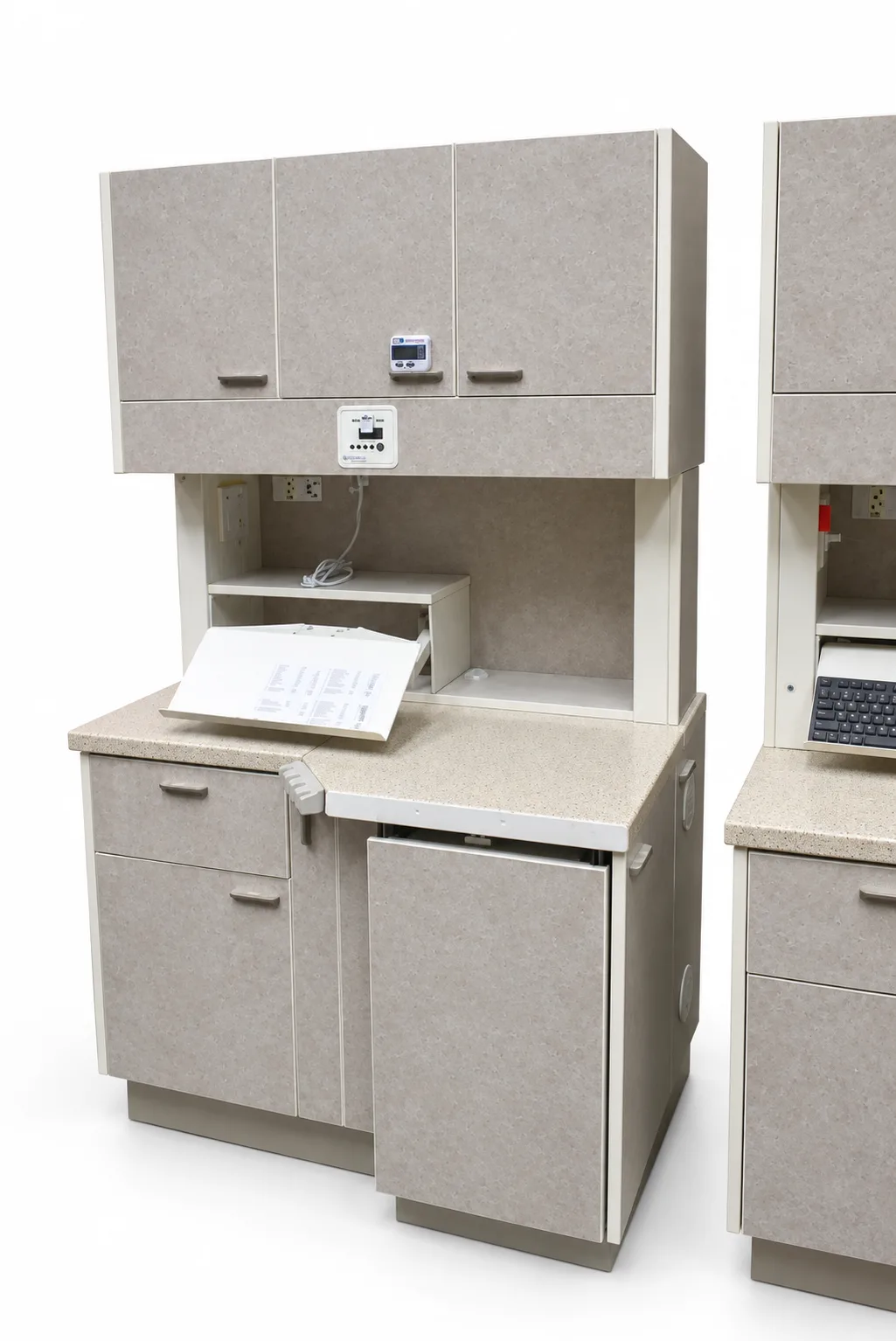 Rear Treatment Cabinet with Keyboard Work Station