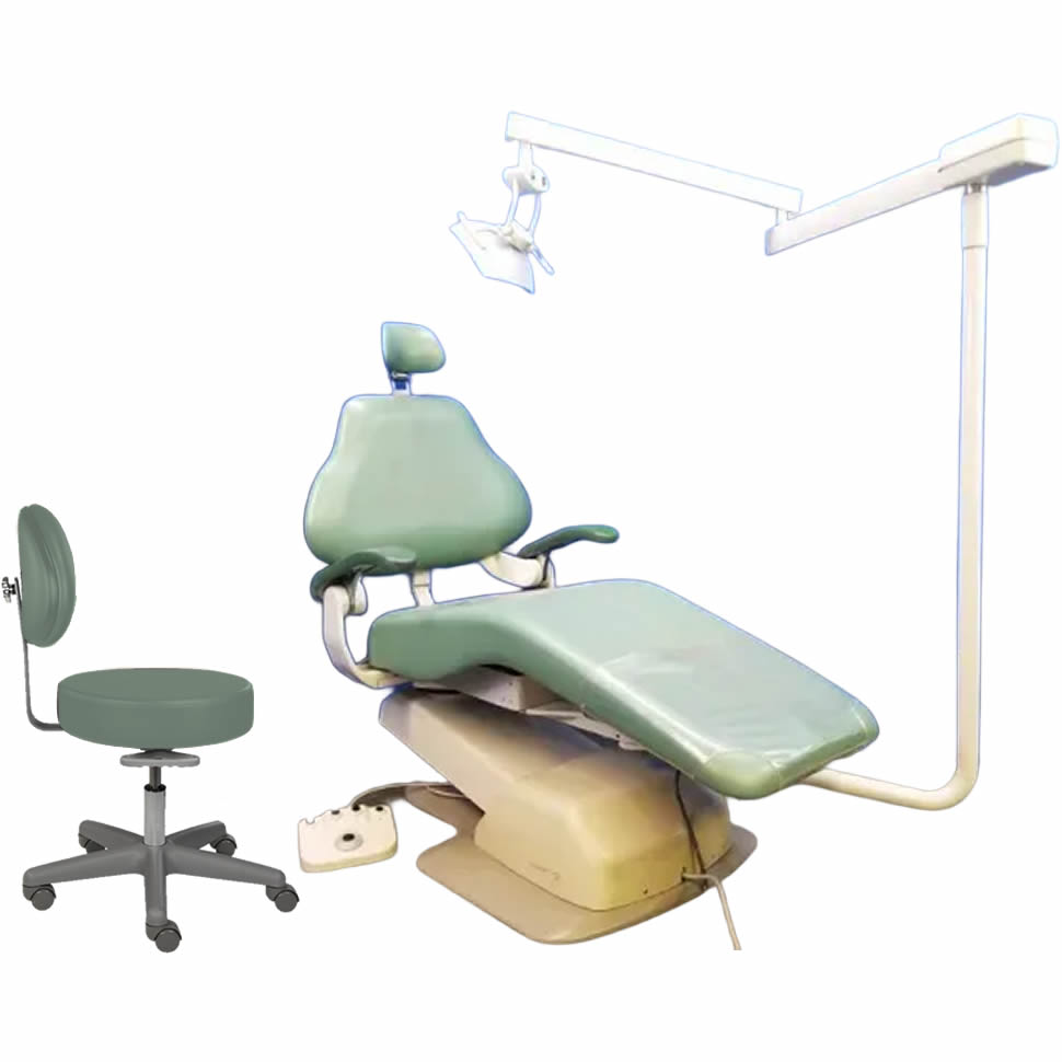 Den-Tal-Ez E-3000 tattoo Chair with Light and stool