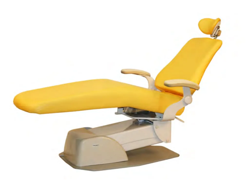 2001 Electromechanical patient chair with ESense Asepsis upholstery
