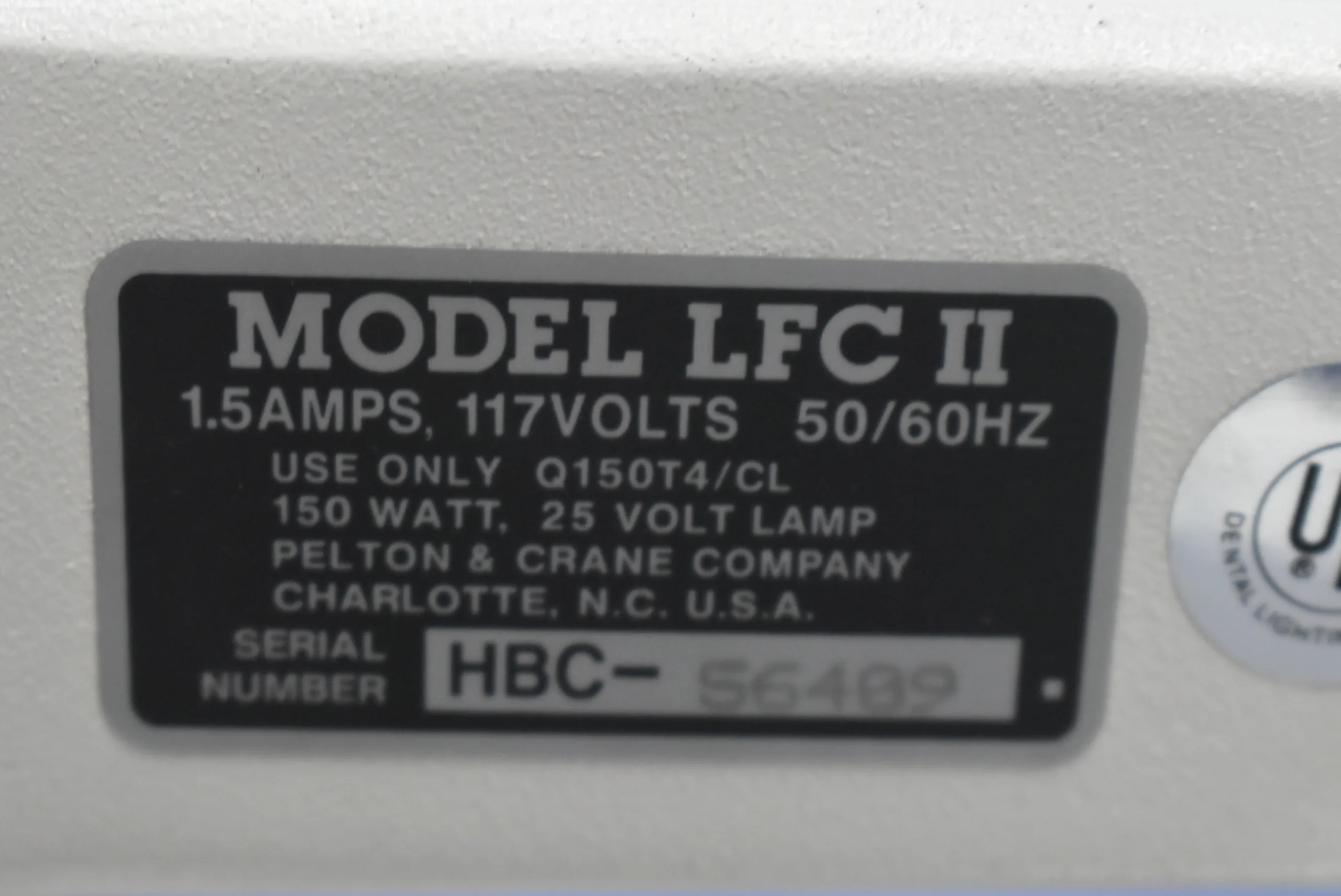 Pelton and Crane LFC II Overhead Examination Light - Image 7