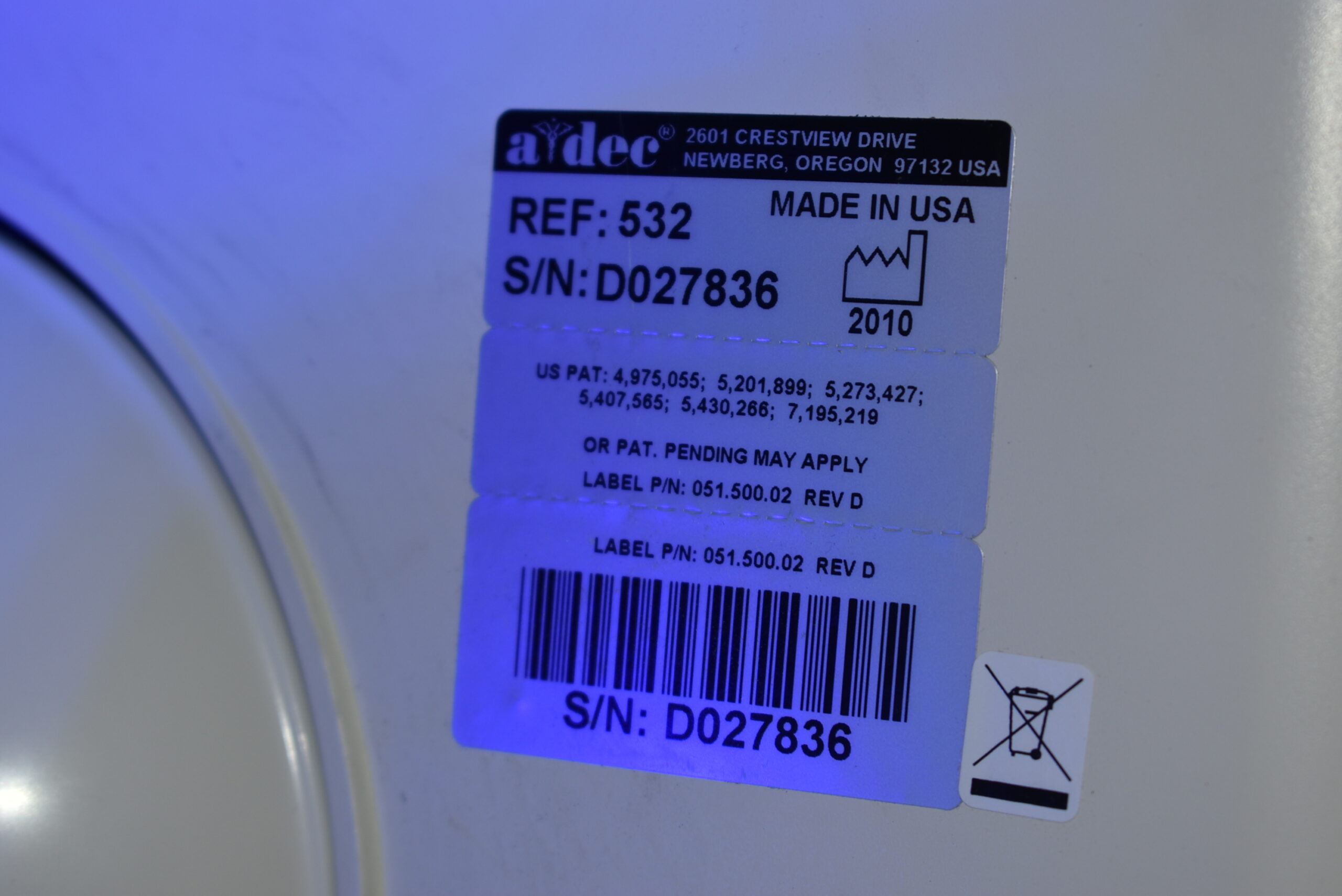 A-dec 532 Delivery System