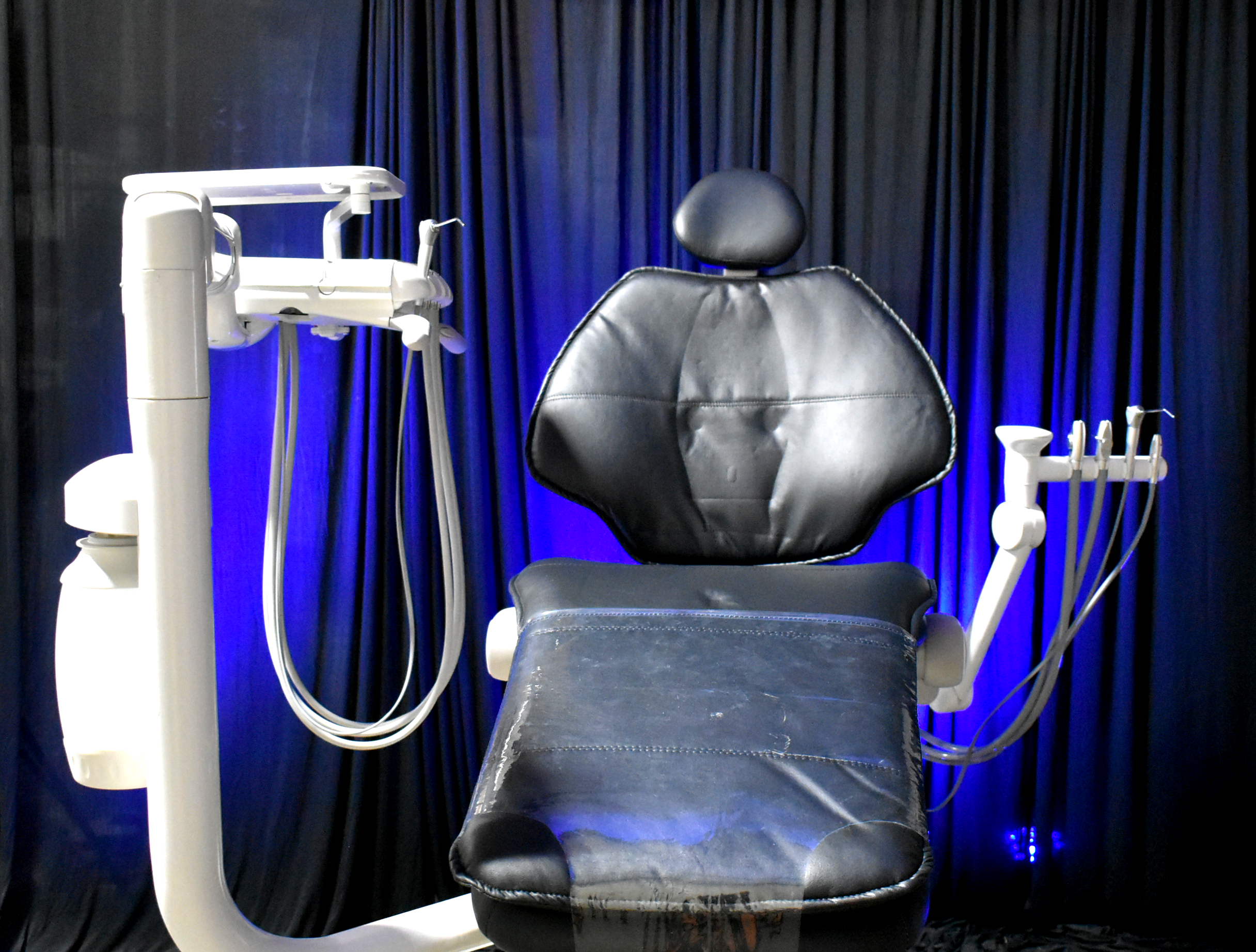 A-dec 511 Full Operatory with Black Ultra Leather Upholstery