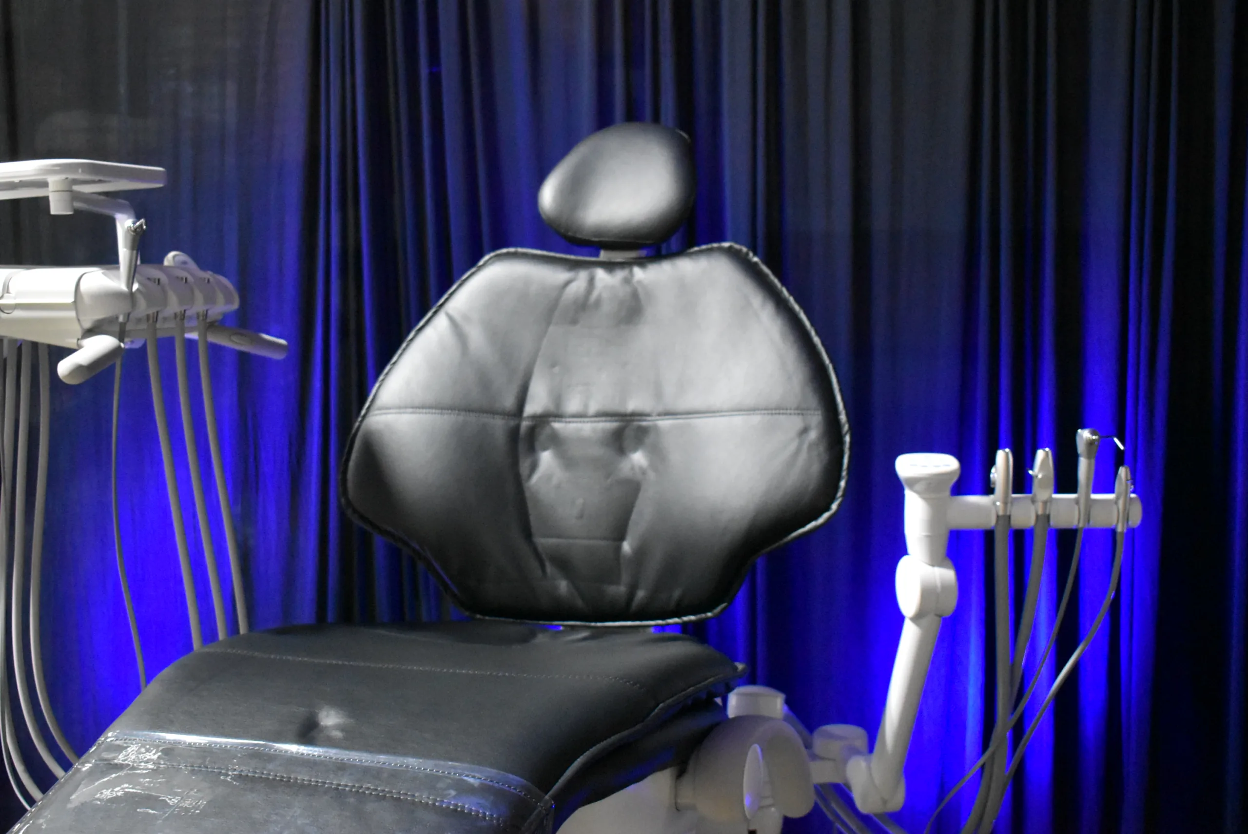 A-dec 511 Full Operatory with Black Ultra Leather Upholstery
