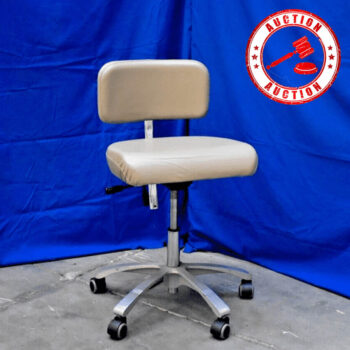 Doctor Stool Chair – Tan Upholstery – Very Soft auction