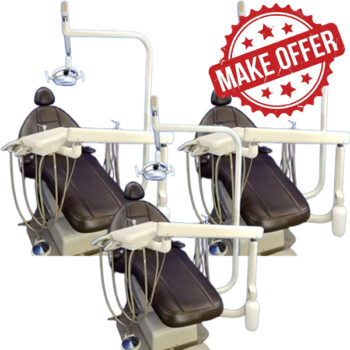 Lot of Adec Cascade 1040 Full Operatory Dental Chairs