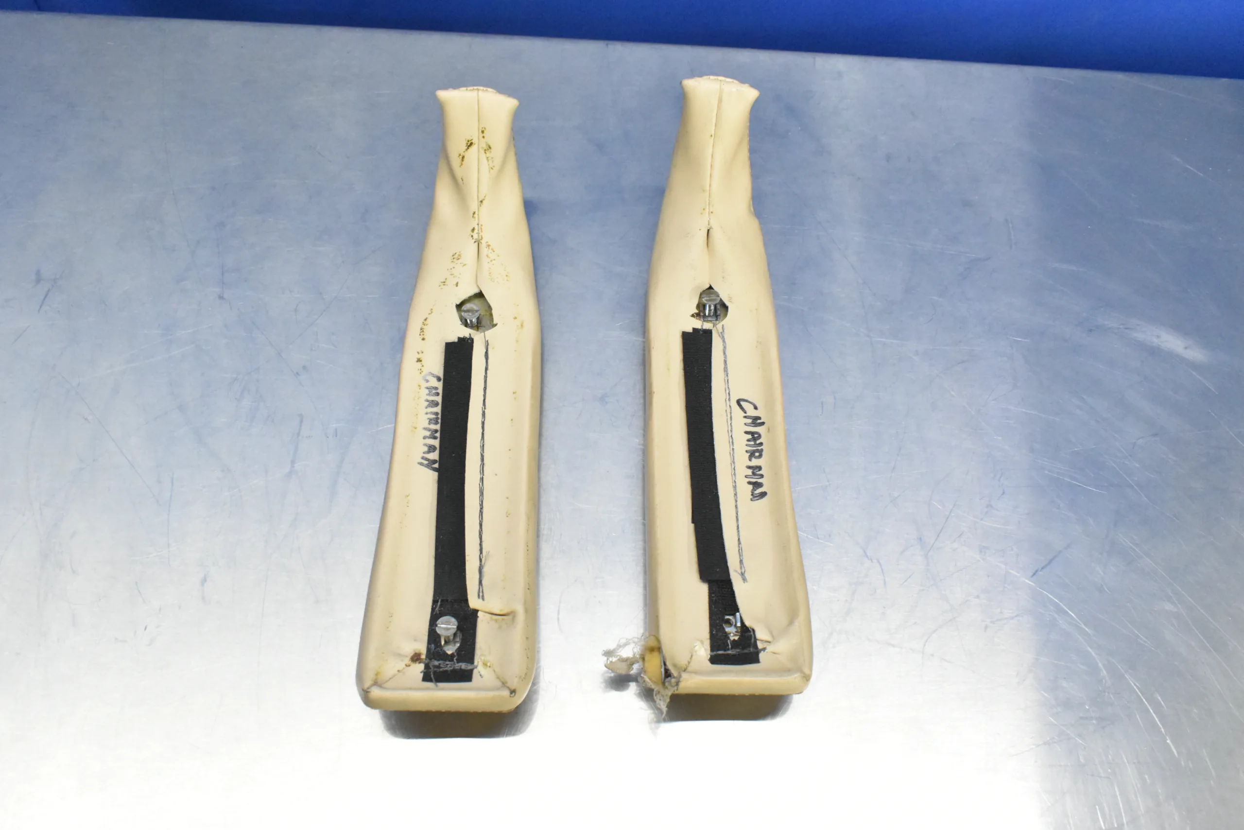 Pelton and Crane Chairman Armrest Upholstery